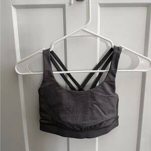 Lululemon Energy Bra Grey. Size 4